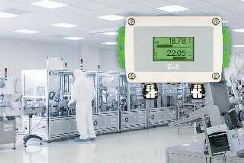 Cleanroom Digital Parameter Velocity & Temperature Display Panel